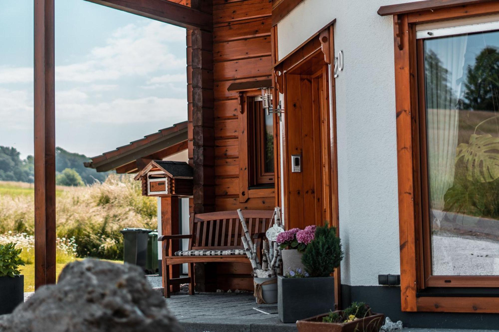 Steewer Landhaus Gemuetliche Ferienwohnung Bis 6 Pers In Ruhiger Ortsrandlage Stebach Ngoại thất bức ảnh
